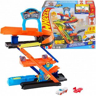 Игровой набор Hot Wheels Transforming Stunt Garage (JHL94)