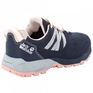 Водонепроницаемые кроссовки женские Jack Wolfskin Cascade Hike Texapore Low W dark blue / pink
