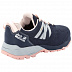 Водонепроницаемые кроссовки женские Jack Wolfskin Cascade Hike Texapore Low W dark blue / pink