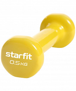 Набор гантелей виниловых Starfit Core DB-101 0.5 кг yellow