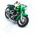 Мотоцикл Maisto 1:18 Harley Davidson 2000 FLSTF Street Stalker (39360) green
