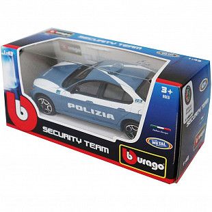 Коллекционная машина Bburago 1:43 Polizia Alfa Romeo Giulia (18-21085) Blue