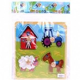 Игрушка развивающая пазл-ферма 1809I11