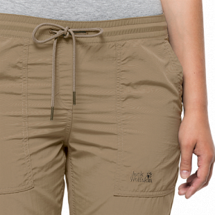 Брюки женские Jack Wolfskin Kalahari Cuffed Pants Women sand dune