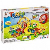 Набор игровой Shenzhen Toys поезд на трассе с колесом обозрения, 57 деталей 533-35B yellow