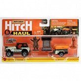 Машинка Matchbox Hitch&Haul Jeep 4×4 & Trailer Trawler (H1235 HFH86 TPN6) black