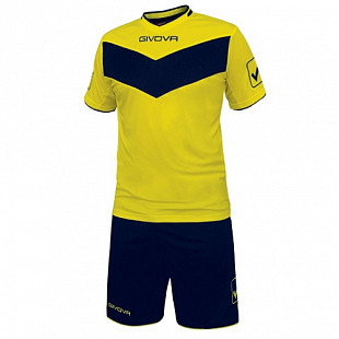 Футбольная форма Givova Vittoria Mc Kitt04 yellow/blue