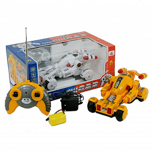 Радиоуправляемая машина-робот Feng Yuan Space Transformer Car 28130 white