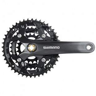 Шатуны под квадрат Shimano fc-m361 acera на 7/8 скоростей 175мм 48/38/28t black ZSM70384