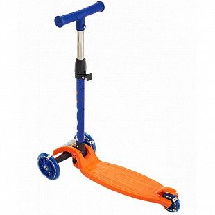 Самокат 3-х колесный Ridex Loop 120/70 мм orange/blue