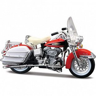 Масштабная модель мотоцикла Maisto 1:24 Harley-Davidson 1968 FLH Electra Glide (35094) red