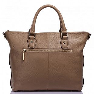 Женская сумка из кожи Pola 9016 dark brown
