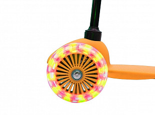 Самокат Y-Scoo Mini A-5 Shine Led orange