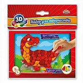 Набор для детского творчества Мозаика из пластилина Dalis Тирэкс МС-604