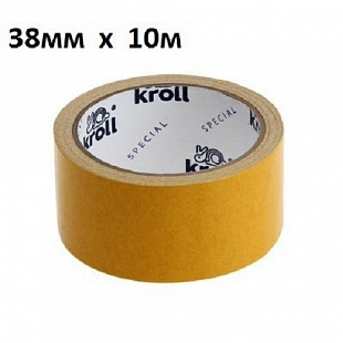 Клейкая лента двусторонняя полипропиленовая PP Kroll Special 38х10