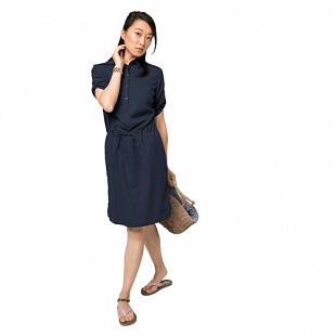 Платье женское Jack Wolfskin Desert Park Dress midnight blue