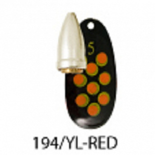 Блесна вертушка Akara C-5082 194/Yl-Red C-5082-6-194/YL-RED