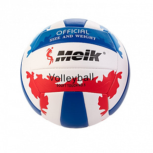 Мяч волейбольный Meik MK-2811 white/blue/red