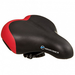 Седло Novatrack детское black/red КЛ98766