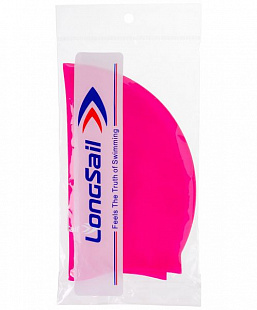 Шапочка для плавания LongSail силикон pink