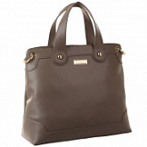 Женская сумка из кожи Pola 9001 dark grey