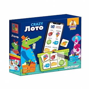 Игра настольная Vladi Toys CRAZY Лото VT8055-03