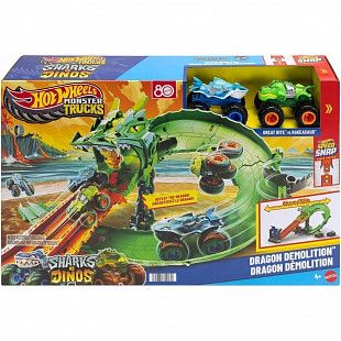 Игровой набор Hot Wheels Dragon Destruction (JGB06)