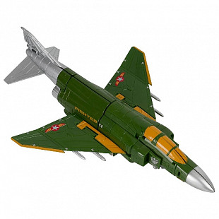 Игрушка пластмассовая на батарейках военный самолет KY80306-2 2 вида