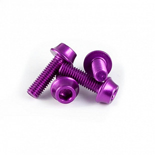Болт флягодержателя A2Z 7075-T6 4 шт violet WB-4-10