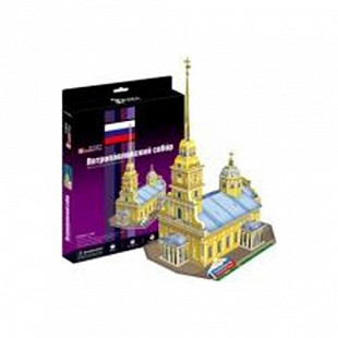 Пазл Cubic Fun Игрушка Петропавловский собор Россия C140h