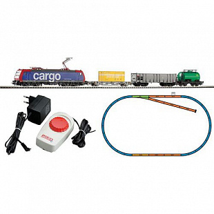 Стартовый набор Piko Электровоз SBB BR 185 и 3 грузовых ва 57187