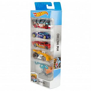Набор машинок Hot Wheels HW Metro 5 шт. (1806 FYL14)