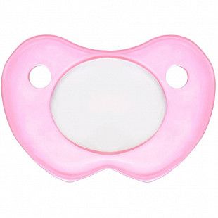 Пустышка анатомическая силиконовая Canpol babies Basic 0-6 мес. (22/425_new) pink