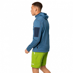 Спортивная куртка мужская Jack Wolfskin Milford Hooded Jacket M indigo blue