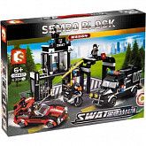 Конструктор Sembo Block Главный блокпост SWAT 102437