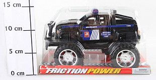 Инерционная машина Shenzhen Toys Джип Милиция 688-2 black