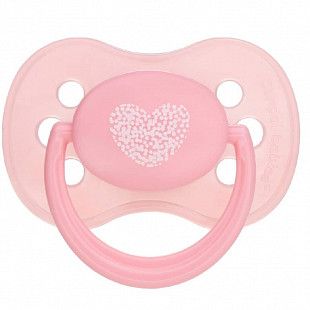 Пустышка анатомическая силиконовая Canpol babies Pastelove 0-6 мес. (22/416) pink