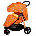 Коляска BabyHit Trinity orange circles Коляска BabyHit Trinity orange circles