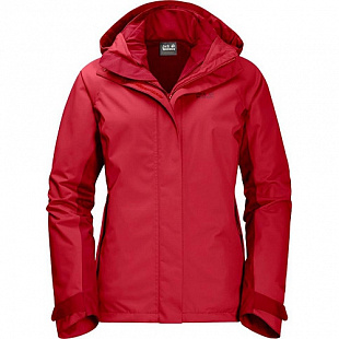 Куртка женская Jack Wolfskin Iceland Voyage 3в1 Red