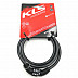 Велозамок тросовый Kellys Kls Code black Велозамок тросовый Kellys Kls Code black