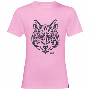Футболка детская Jack Wolfskin Brand T Kids lilac
