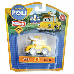 Игрушка Robocar Poli Кэп металлическая машинка 6 см 83175