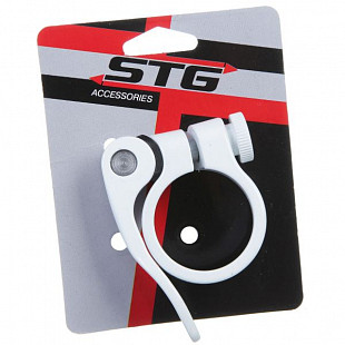 Хомут подседельный STG KC-88 31,8мм white Х74042-5