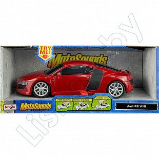 Масштабная модель автомобиля Maisto 1:24 Audi R8 V10 (81225) red