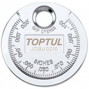 Приспособление Toptul типа "монета" для проверки зазора между электродами свечи JDBU0210 1921006368