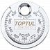 Приспособление Toptul типа "монета" для проверки зазора между электродами свечи JDBU0210 1921006368