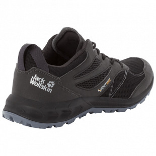 Кроссовки мужские Jack Wolfskin Woodland Vent Low M black / grey