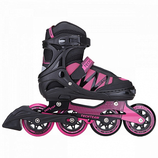Роликовые коньки Tech Team Easy Step 2019 black/pink