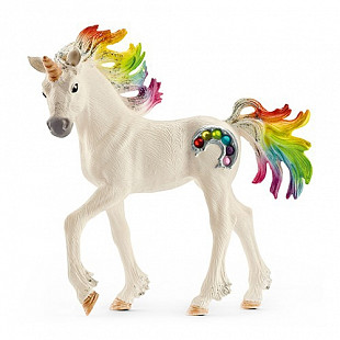 Фигурка Schleich Радужный единорог жеребенок 70525
