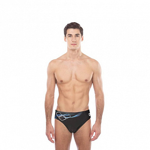 Плавки мужские Arena Briza Brief 001751 581 black/pix blue
